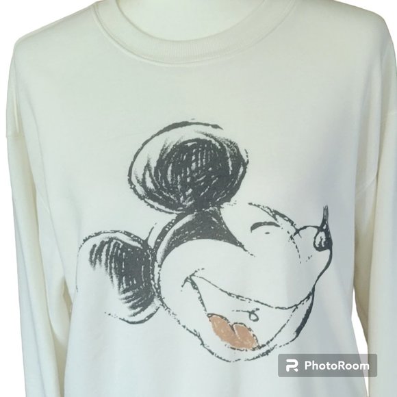 Disney Mickey Mouse Cartoon Graphic Sweatshirt Size M NEW - Picture 6 of 10